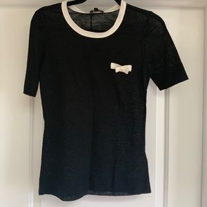 Massimo Dutti wool blend Chanel style top